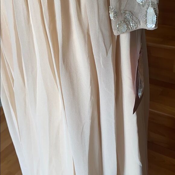 Giada Beaded Formal Dress BEIGE - Picture 7 of 11
